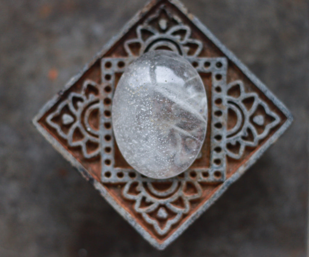Made to Order Crystal Quartz Sunflower Pendant