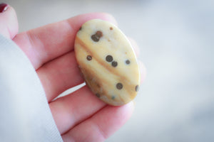Made to Order Polka Dot Agate Sunflower Pendant XL