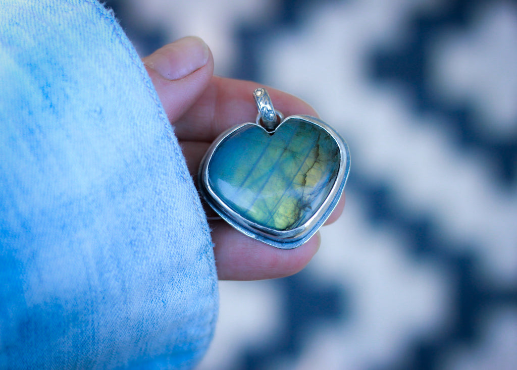 Labradorite Love Pendant
